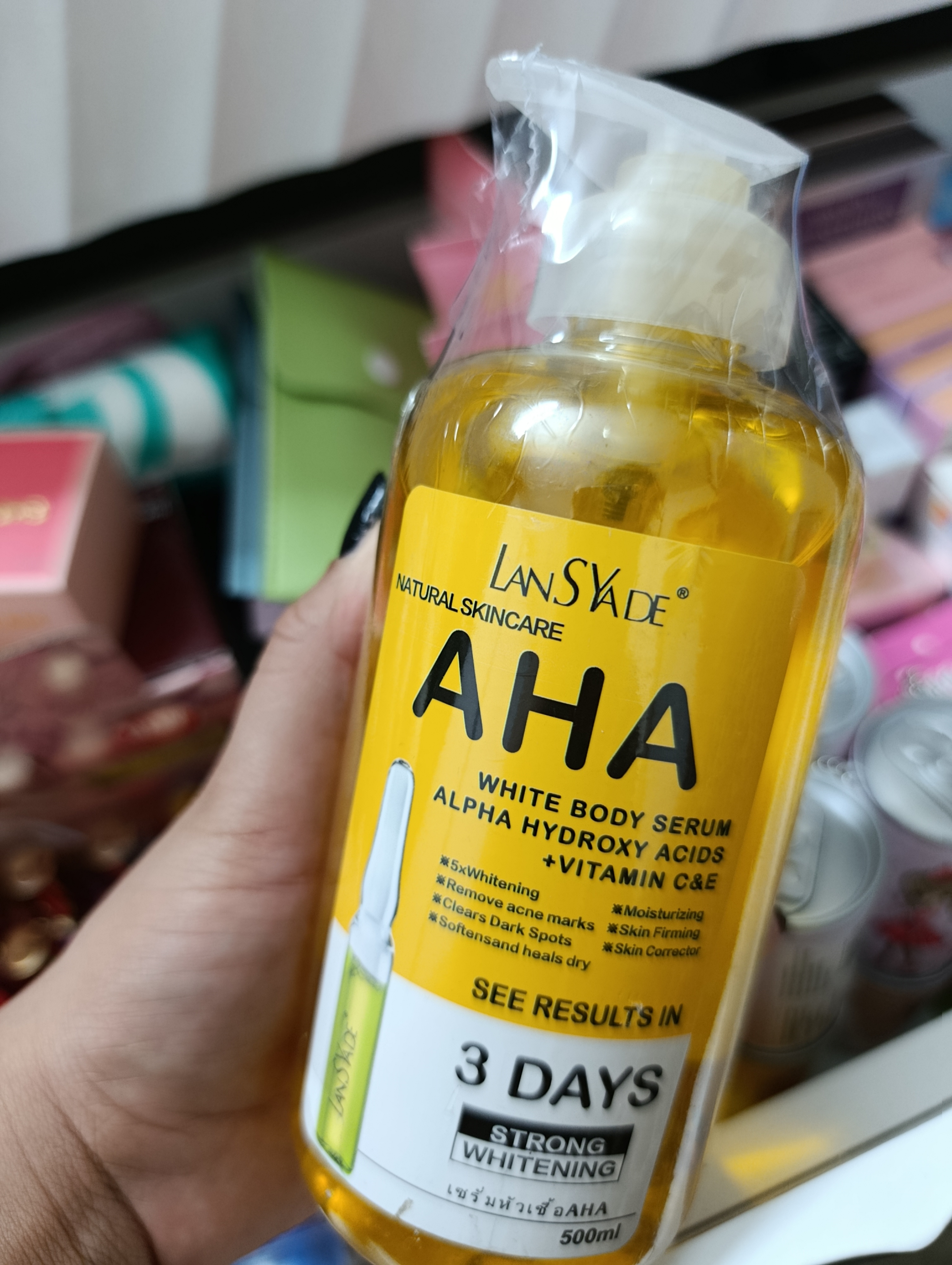 سرم روشن کننده بدن AHA