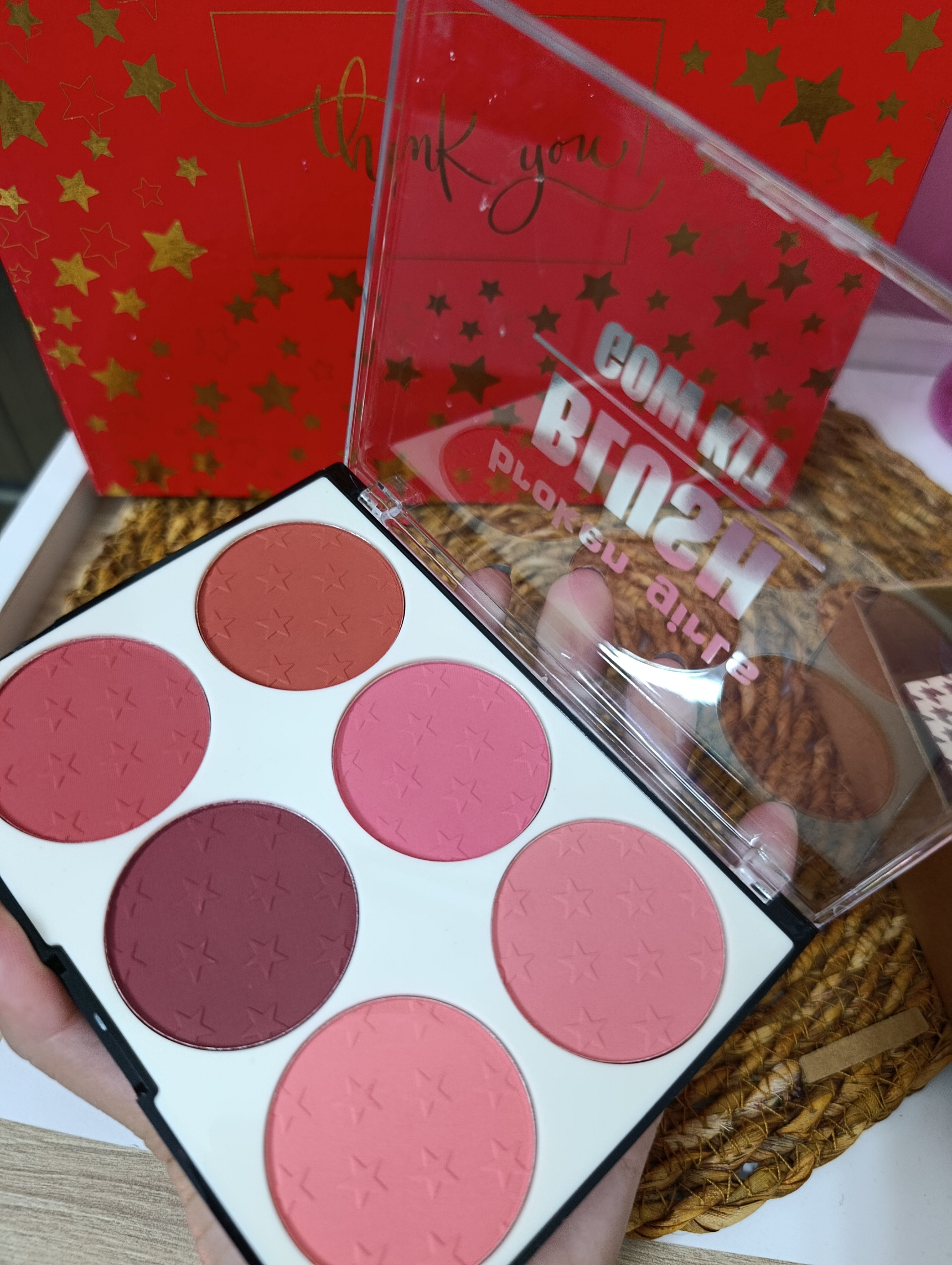 پالت رژگونه 6رنگ